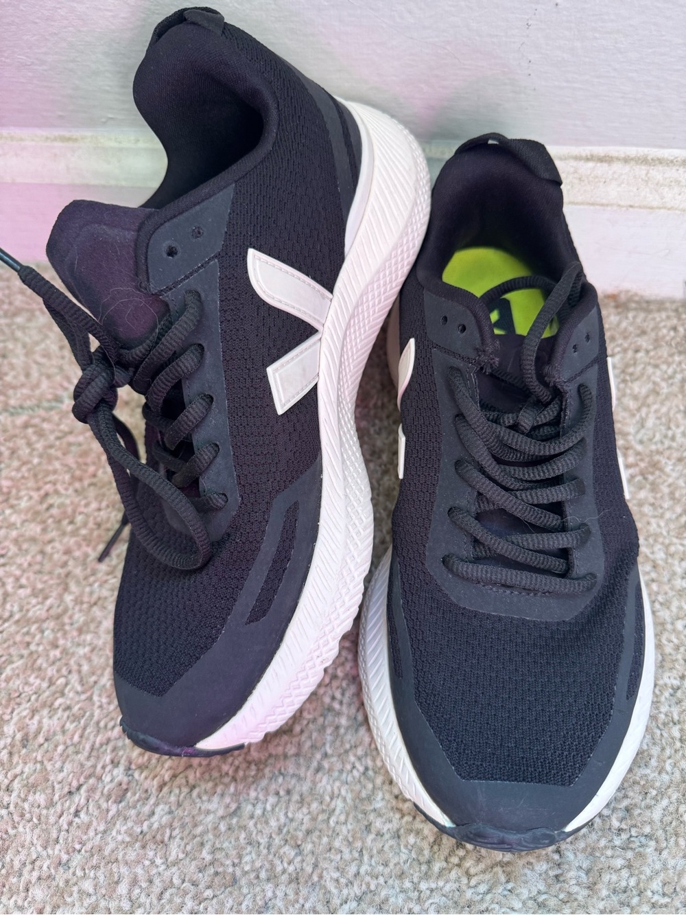 Veja Women’s Black and White Athletic Sneakers